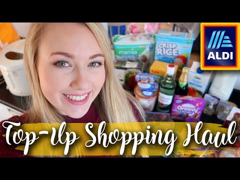 MID WEEK ALDI SHOPPING HAUL - WHAT WE BUY FOR A TOP-UP SHOP - LOTTE ROACH