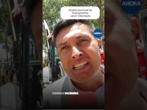 Jainer Villaorduña Valenzuela, alcalde provincial de Huacaybamba, informó que las vías...