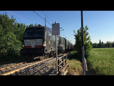 E193.648 sul MRS Piadena-Ravenna,in transito nei pressi di Granarolo Faentino!