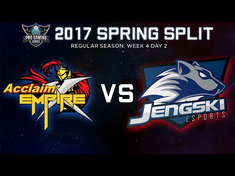 Pro Gaming Series 2017 Spring Split Week 4 Day 2 - AEX vs JSK