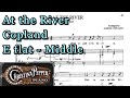 At The River Copland Piano Accompaniment E Flat Major Middle Voice