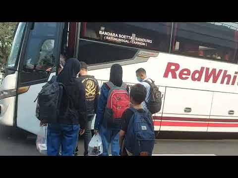 Bandara soekarno hatta bandung harga tiket hanya 150.000 dgn bus prima jasa perjalanan tiga jam saja