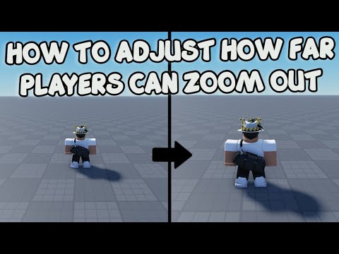 HOW TO ADJUST HOW FAR PLAYERS CAN ZOOM OUT 🛠️ Roblox Studio Tutorial