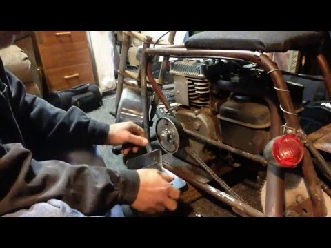 Old School Mini Bike Brake Band Installation and Review