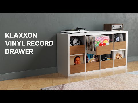 NEW Vinyl Record Drawer for IKEA Kallax - Klaxxon First Look
