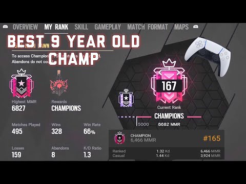 TOP 150 CHAMPION SOLO QUEUES + NO RECOIL SETTINGS (PS5/XBOX) - Rainbow Six Siege Ranked Highlights