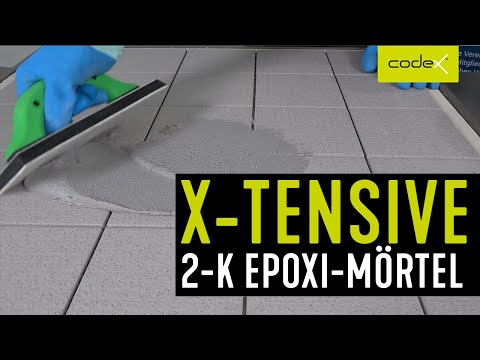 Easy grouting with the 2-component epoxy high-performance joint codex X-Tensive