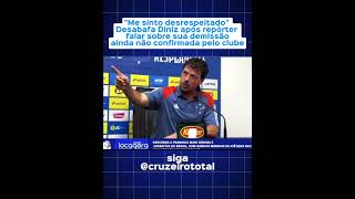 Diniz desabafa sobre se sentir desrespeitado em coletiva