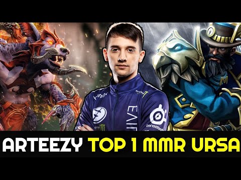 ARTEEZY Top 1 MMR Ursa Warrior ft Master Tier Kunkka Mid - 100% Destroyed 7.26 Dota 2