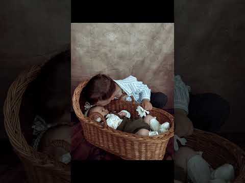 Prepare to Melt: Big Brother & Baby’s Sweet Bond” #baby #photooftheday #babygirl #boy