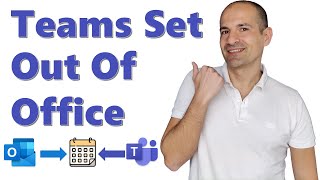 🌴 How to set out of office & automatic reply in Teams [Sync Outlook]