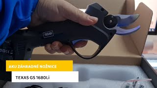 Akumulátorové zahradní nůžky TEXAS GS 1680Li