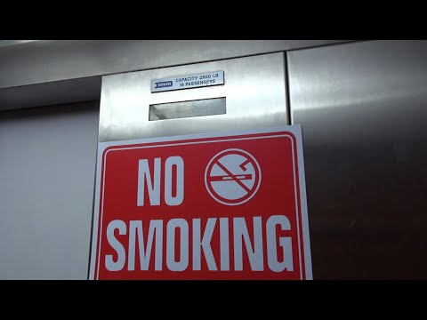 Strange Dover Hydraulic Elevator at the Travelodge in Williamsburg, VA