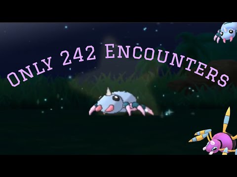 Shiny Spinarak in 242 sos encounters [Pokemon Ultra Sun and Moon]