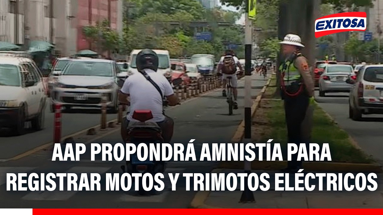 🔴🔵 App planteará "amnistía" para que motos motos y trimotos eléctricas sean debidamente registradas