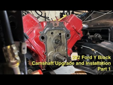 Y Block Ford Camshaft Installation (in car!) Part 1