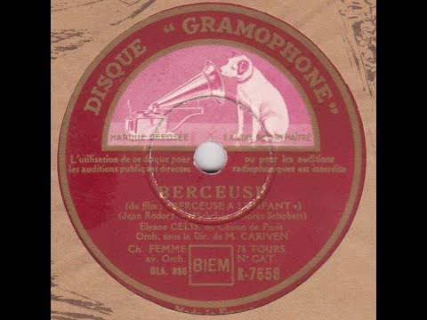 Elyane Célis   " Berceuse  "  1936