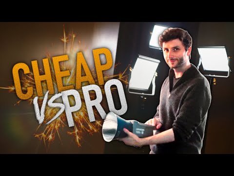 Is Your Lighting Too Cheap...? | LED Panels vs COB Lights (Neewer & Amaran)