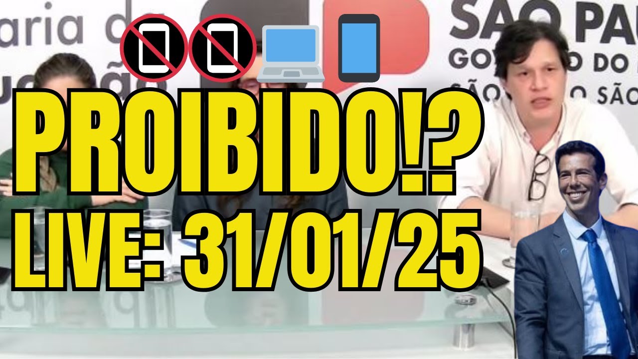 ❌ USO DE DISPOSITIVOS ELETRÔNICOS ESTÁ PROIBIDO! 📵 VEJA AS NOVAS ORIENTAÇÕES DA SEDUC SP