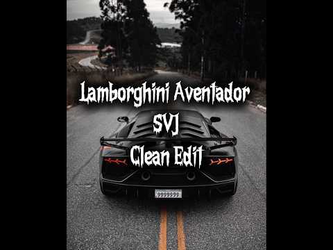 "Lamborghini Aventador SVJ | Pure Aggression 🔥" #shorts #edit