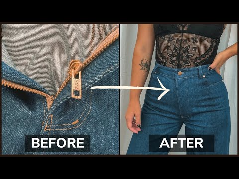 How To Fix Broken Jean Zipper FAST No Sewing Machine