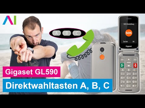 Gigaset GL590 - Direktwahltasten • 📱 • A | B | C • 📞 • Anleitung | Tutorial