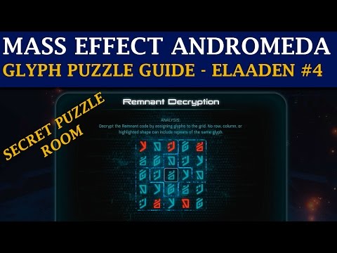 Mass Effect Andromeda Guide: Planet Elaaden - Glyph Puzzle #4 (Secret Vault Puzzle)