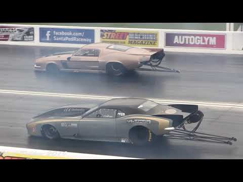 Santa Pod, Summer Nationals 2019.Twin Turbo Match Race.