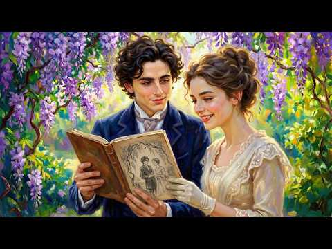 A Secret Meeting in the Blooming Garden | Visual Poem | Claude Monet|