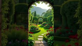 A jewel of a garden in the middle of the mountains？群山之中的一颗璀璨花园。#nature #travel #beautiful #beautiful