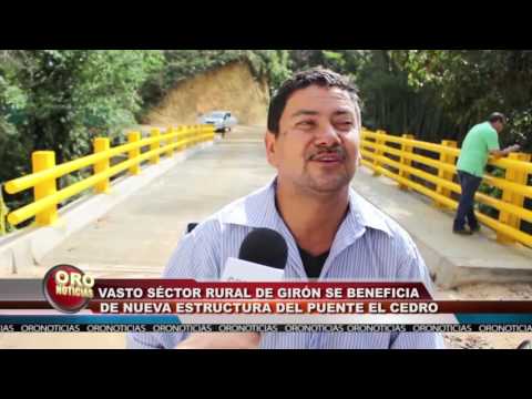Giron puente vereda el cedro | Oro Noticias