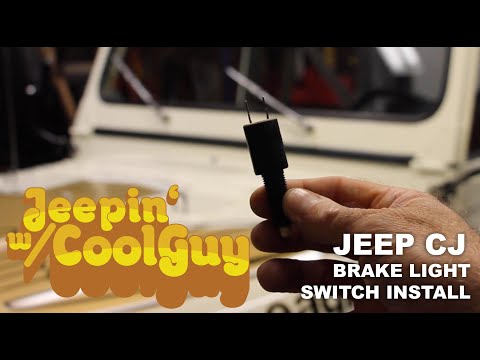 Jeep CJ7 Brake Light switch install