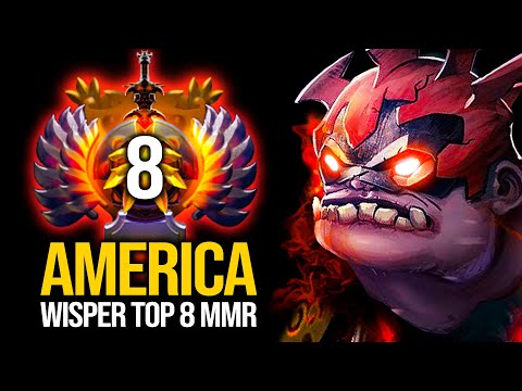 This's How WISPER Top 8 MMR AMERICA Plays Pudge !!! Epic Hooks Accuracy [2 Games] | Pudge Official