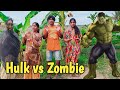 Hulk vs Zombie | comedy video | funny video | Prabhu sarala lifestyle