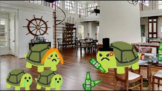 carl goes sicko mode and beats his wife while his kids watch