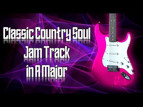 Classic Country Soul Jam Track in A Major 🎸 Guitar Backing Track