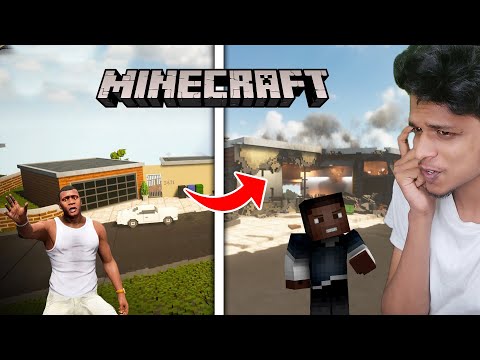 DESTROYING FRANKLIN’S HOUSE IN MINECRAFT !!!! Perfect Gaming Machan | PGM |