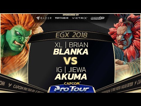 XL | Brian (Blanka) vs IG | Jiewa (Akuma) - EGX 2018 - Top 8 Losers- CPT 2018