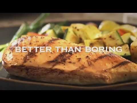 Grilled Chicken with Sweet Bourbon Bronzing Butter...