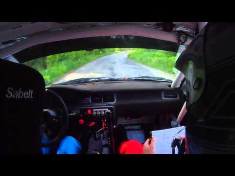 10 Rajd Mazowiecki 2012 -Os 2- Wawrzyczek / Gaś - Honda Civic VTI