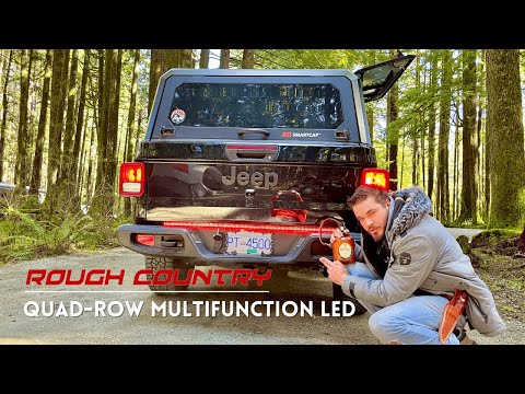 Best LED Tailgate Light Bar Installation on Jeep Gladiator | Rough Country