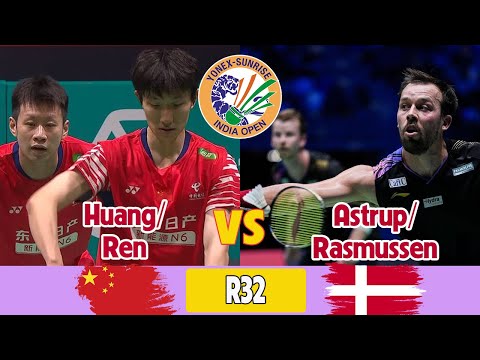 Huang/Ren (CHN) vs Astrup/Rasmussen (DEN) R32 MD | YONEX-SUNRISE India Open 2026