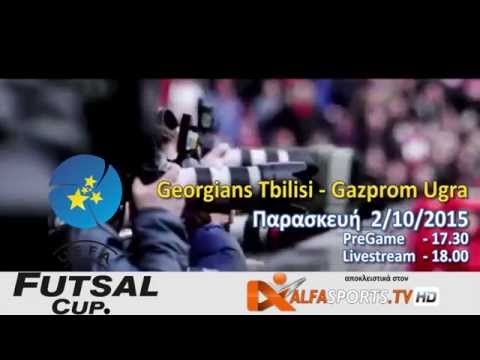 UEFA FUTSAL CUP   GEORGIAN TBILISI vs GAZPROM UGRA