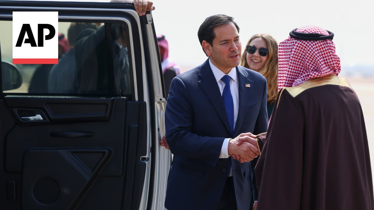 US Secretary of State Rubio arrives in Saudi Arabia