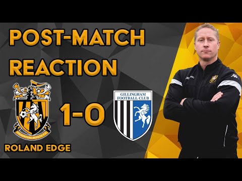 Reaction | Roland Edge | Folkestone Invicta 1-0 Gillingham FC 'B' | Friendly