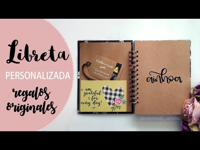 Vídeo relacionado con BBTO 1 Set Cuaderno con Letras Iniciales para Mujer Regalos Personalizados Libreta Bonita para Regalar Cuaderno Floral B6 con Bolígrafo para Profesora Cumpleaños Oficina(Letra M)