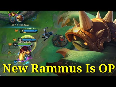 New Rammus Is Over Power! Tier S Patch 4.1A Gameplay Rammus - League of Legends: Wild Rift Indonesia