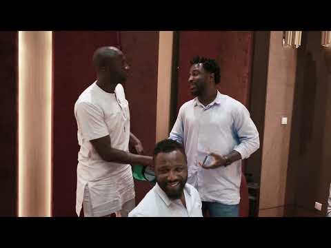 Yaya Touré visits some of his Elephants teammates at the Radisson Blu Hotel