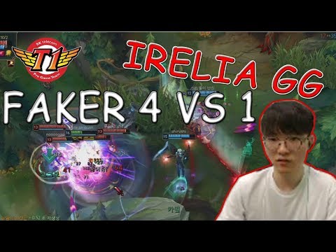 SKT T1 Faker plays IRELIA | How to carry with IRELIA? LOL #01