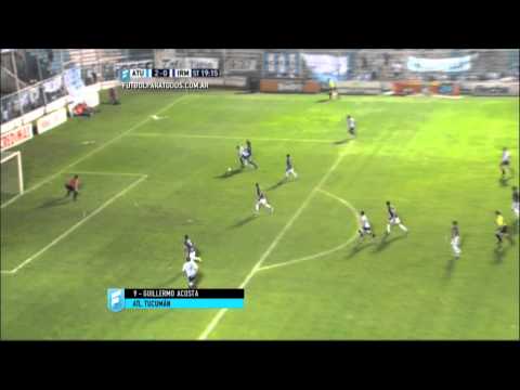 Gol de Acosta. Atlético Tucumán 2 - Ind. Rivadavia 0. Fecha 11. B Nacional 2015. FPT.